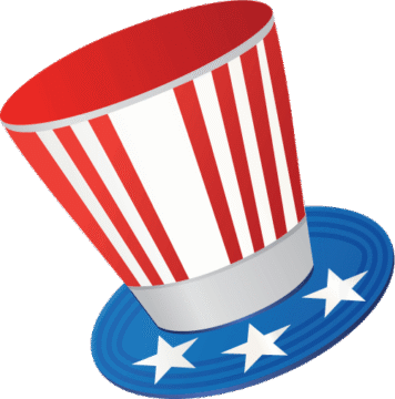 July Celebration Uncle Sam Hot